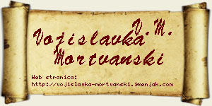 Vojislavka Mortvanski vizit kartica